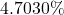 4.7030\%