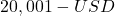 20,001-USD