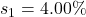s_1 = 4.00\%