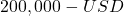 200,000-USD