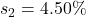 s_2 = 4.50\%