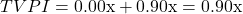 Rendered by QuickLaTeX.com TVPI = 0.00\text{x} + 0.90\text{x} = 0.90\text{x}