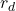 r_{d}