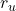 r_{u}