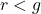 r < g