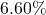 6.60\%