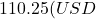 110.25 (USD
