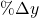\% \Delta y