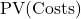 \text{PV}(\text{Costs})
