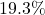 19.3\%