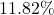 11.82\%