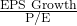 \frac{\text{EPS Growth}}{\text{P/E}}