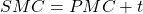 SMC = PMC + t