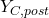 Y_{C,post}