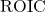 \text{ROIC}