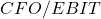 CFO / EBIT