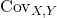 \text{Cov}_{X,Y}