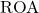 \text{ROA}