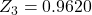 Z_3 = 0.9620