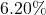 6.20\%