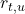 r_{t,u}