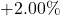 +2.00\%