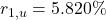 r_{1,u} = 5.820\%