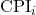 \text{CPI}_{i}