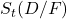 S_t(D/F)