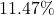 11.47\%