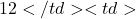 12</td><td>