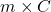 m \times C