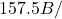 157.5B /