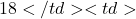18</td><td>