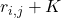 r_{i,j} + K