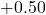 +0.50