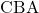 \text{CBA}