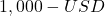 1,000-USD