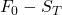 F_0 - S_T