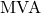 \text{MVA}