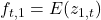f_{t,1} = E(z_{1,t})