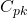 C_{pk}