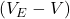 (V_E - V)