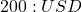 200:USD