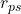 r_{ps}