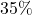 Rendered by QuickLaTeX.com 35\%