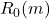 R_0(m)