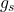 g_s