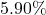 5.90\%