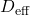 D_{\text{eff}}